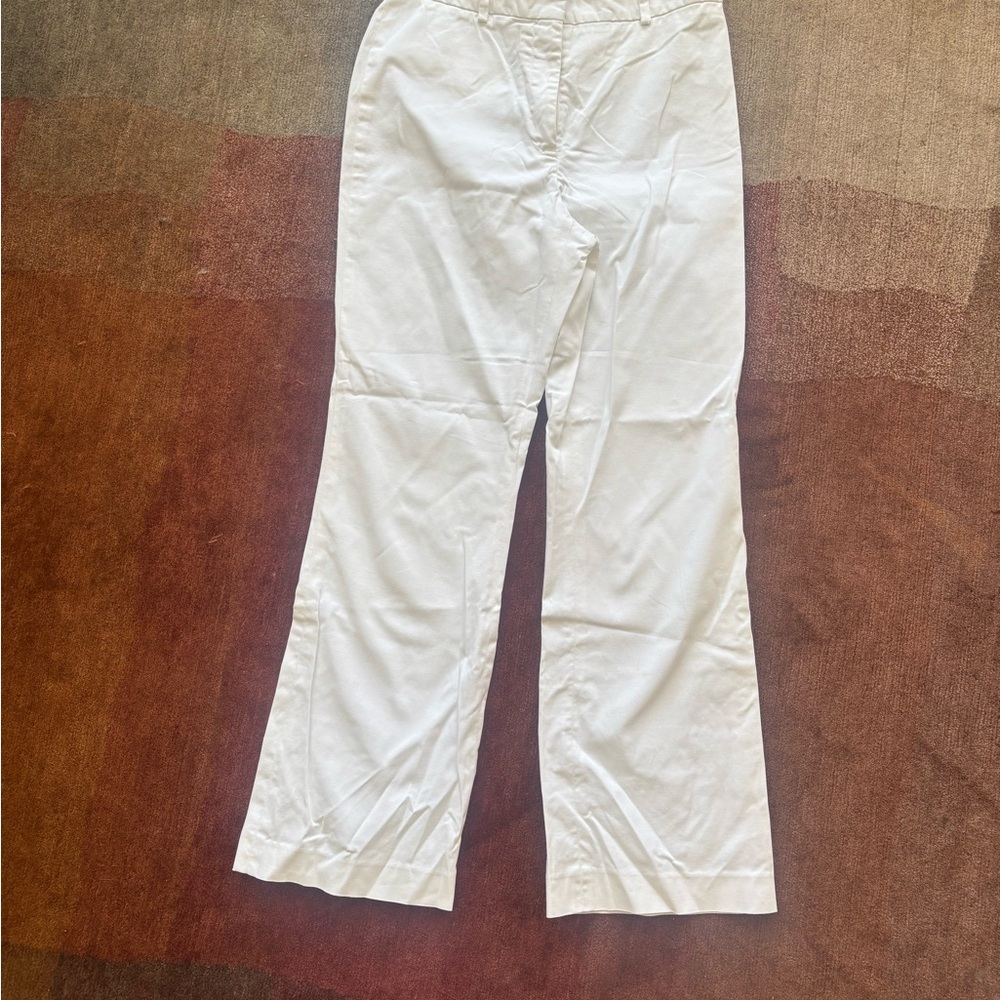 Nili Lotan Cotton Wide Leg Trousers - Sz 4 - Picture 5 of 7